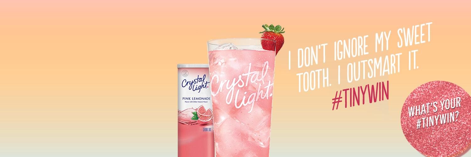 Crystal Light banner