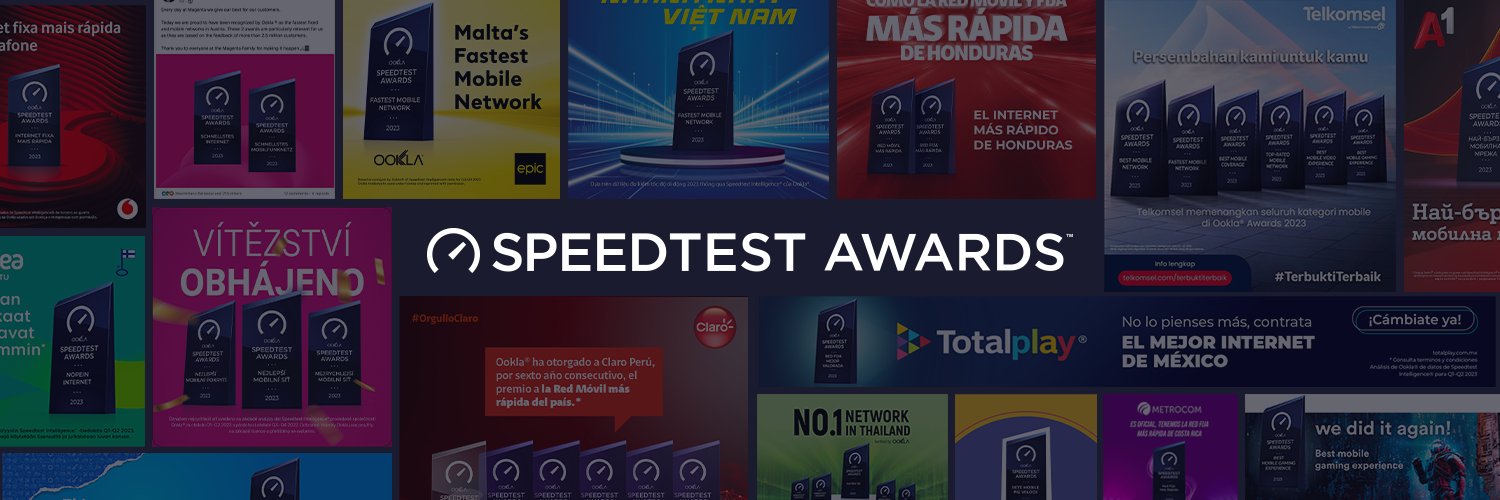 SpeedtestAwards Profile Banner