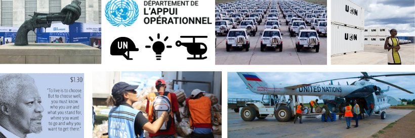 UN Department of Operational Support's banner