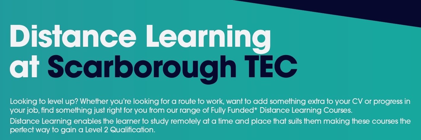Distance Learning - Scarborough TEC banner
