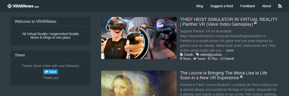VRARNews's profile banner image