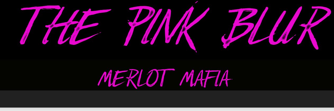 The Pink Blur 🇨🇦 banner