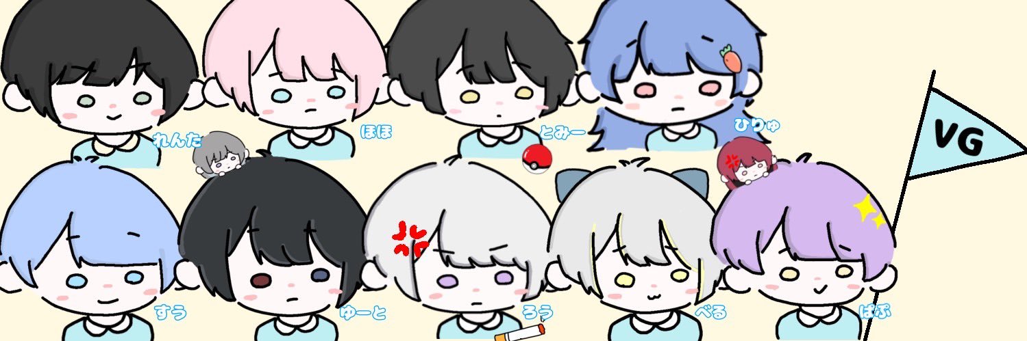 ぱぷやきん【ぴっぴー副団長】【VG】🗡️🥕｢W｣ banner