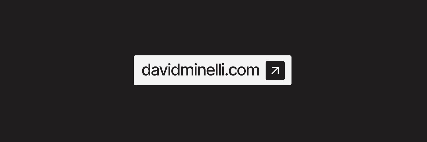 DavidMinelli's profile banner image