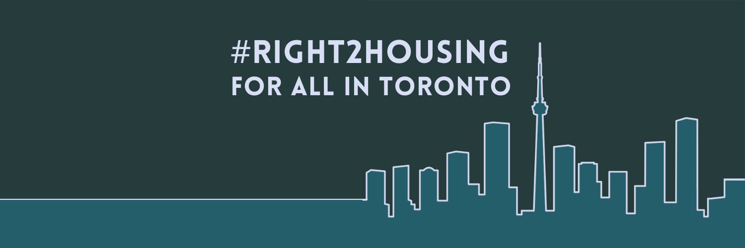 Right to Housing Toronto banner