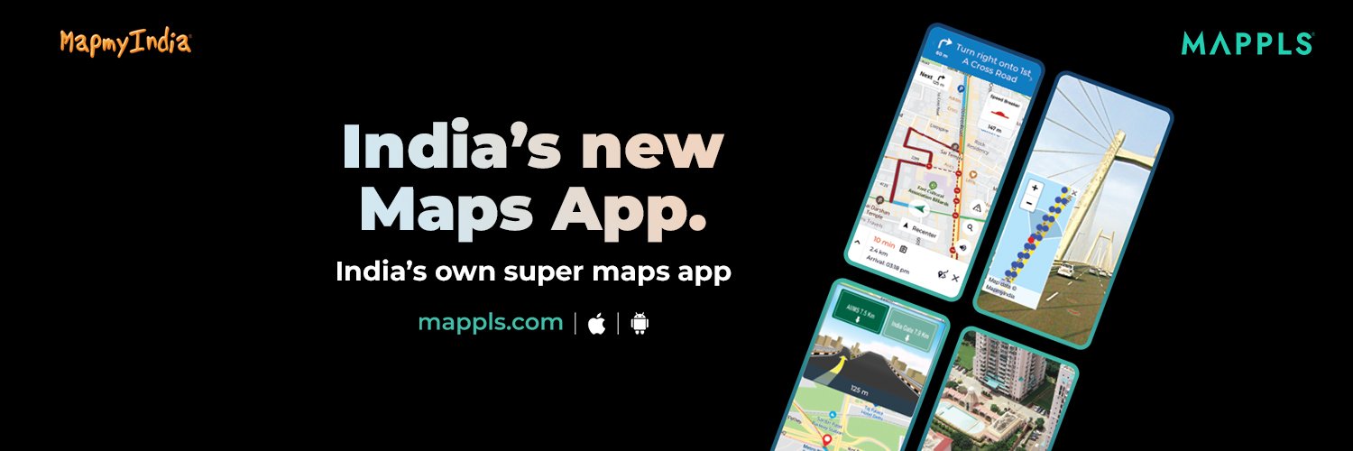 Mappls App banner