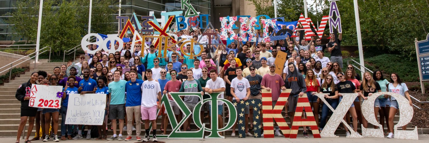 Pitt Fraternity and Sorority Life banner
