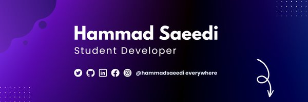 hammadsaedi Profile Banner