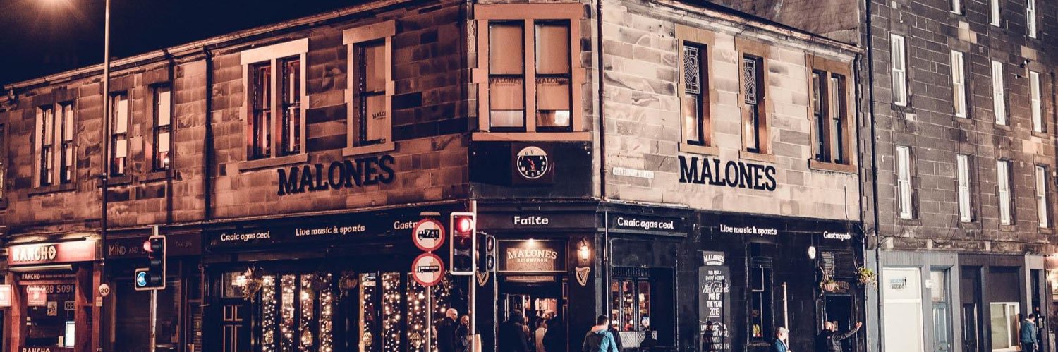 Malones Edinburgh banner