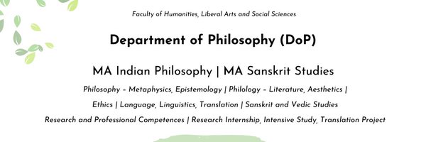 Department of Philosophy - Manipal Profile Banner