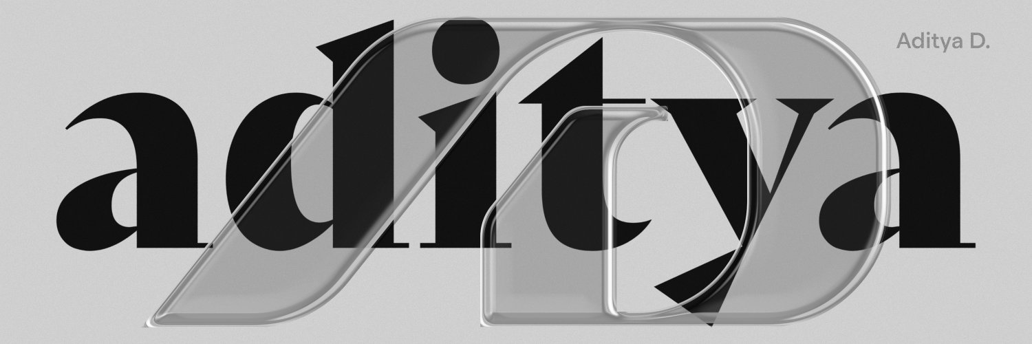 Aditya D.'s banner