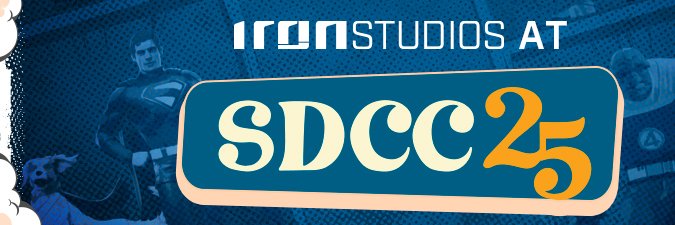 Iron Studios at #SDCC's banner