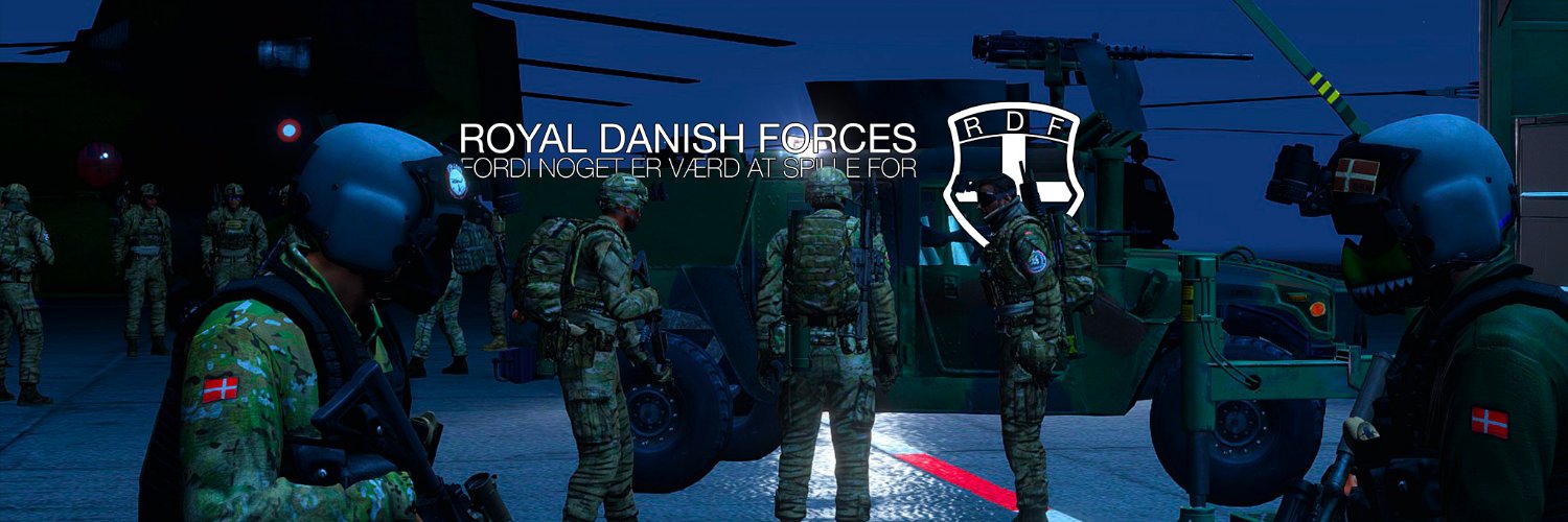 Royal Danish Forces banner