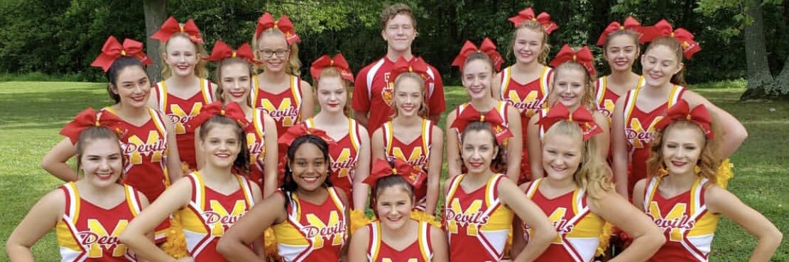 MHS Red Devils Cheer banner