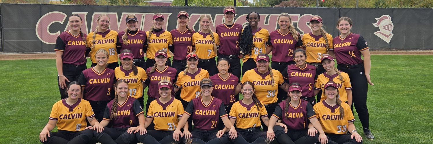 Calvin Softball banner