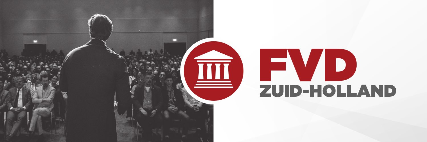 FVD Zuid-Holland's banner