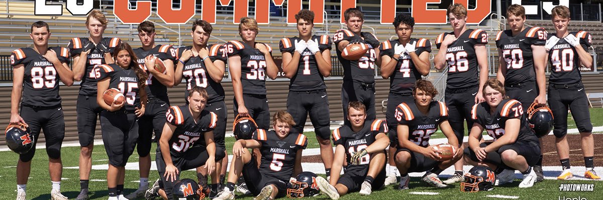 Marshall Tiger Football's banner