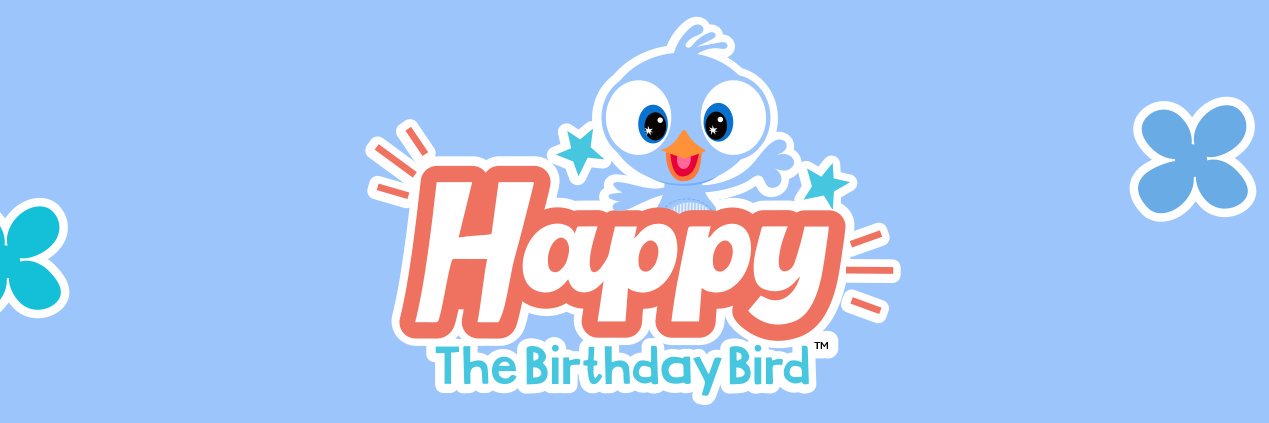 Happy the Birthday Bird banner