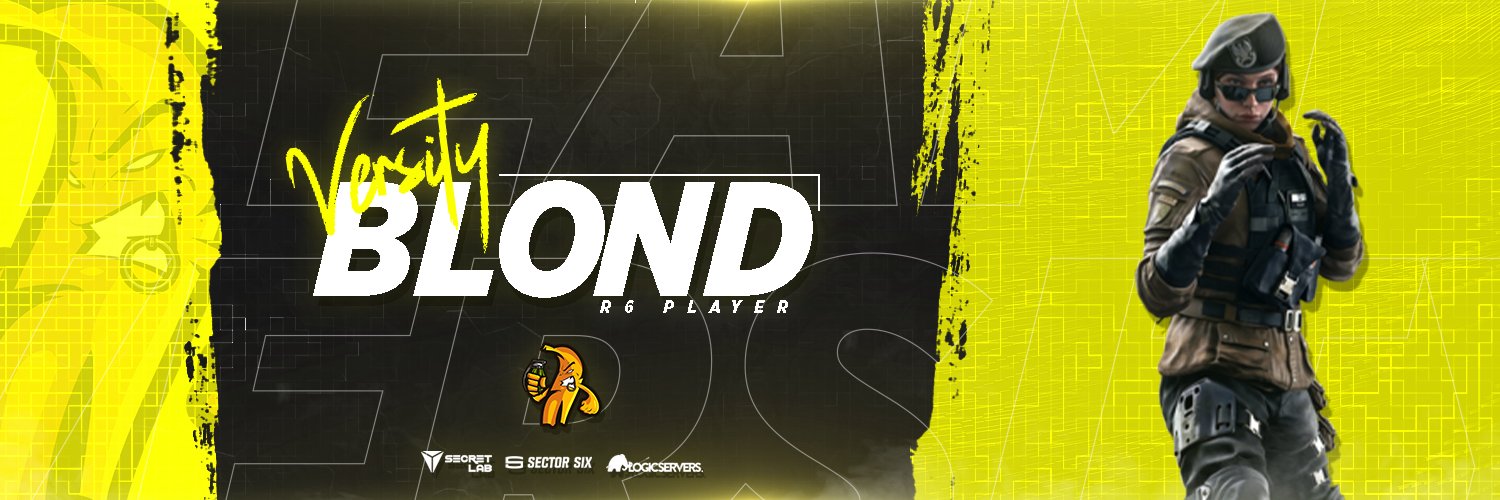 Blond banner