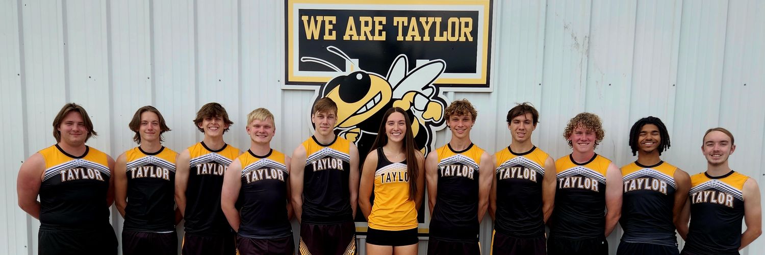 Taylor Track & Field banner