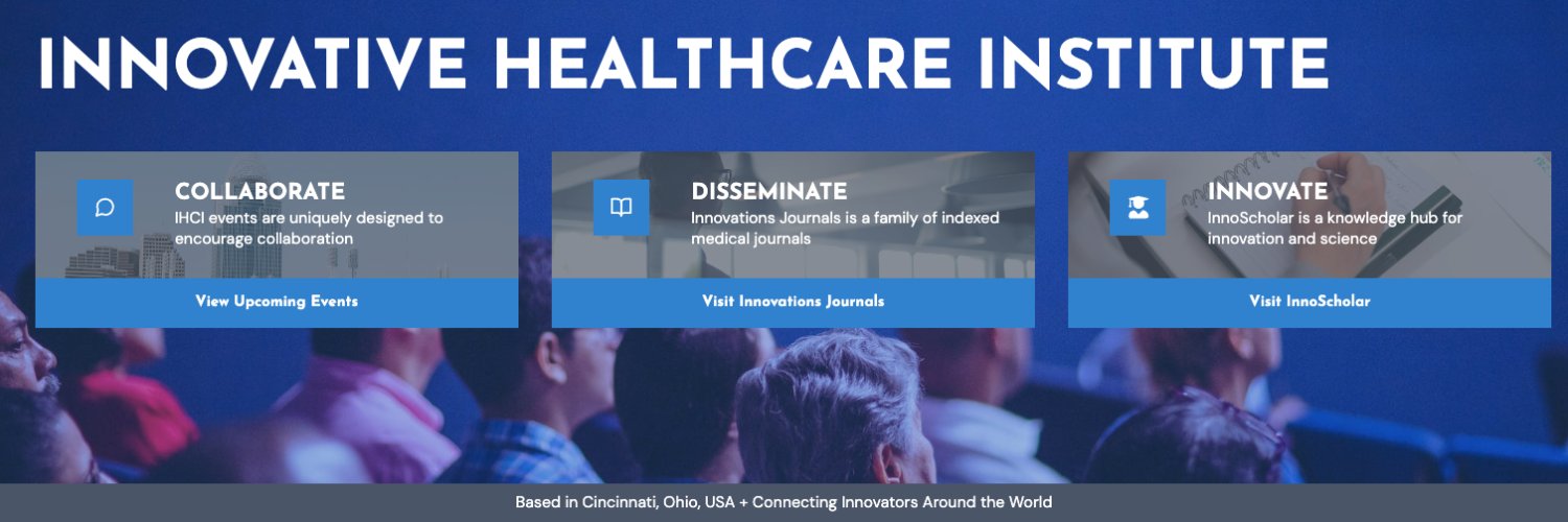 Innovative Healthcare Institute banner