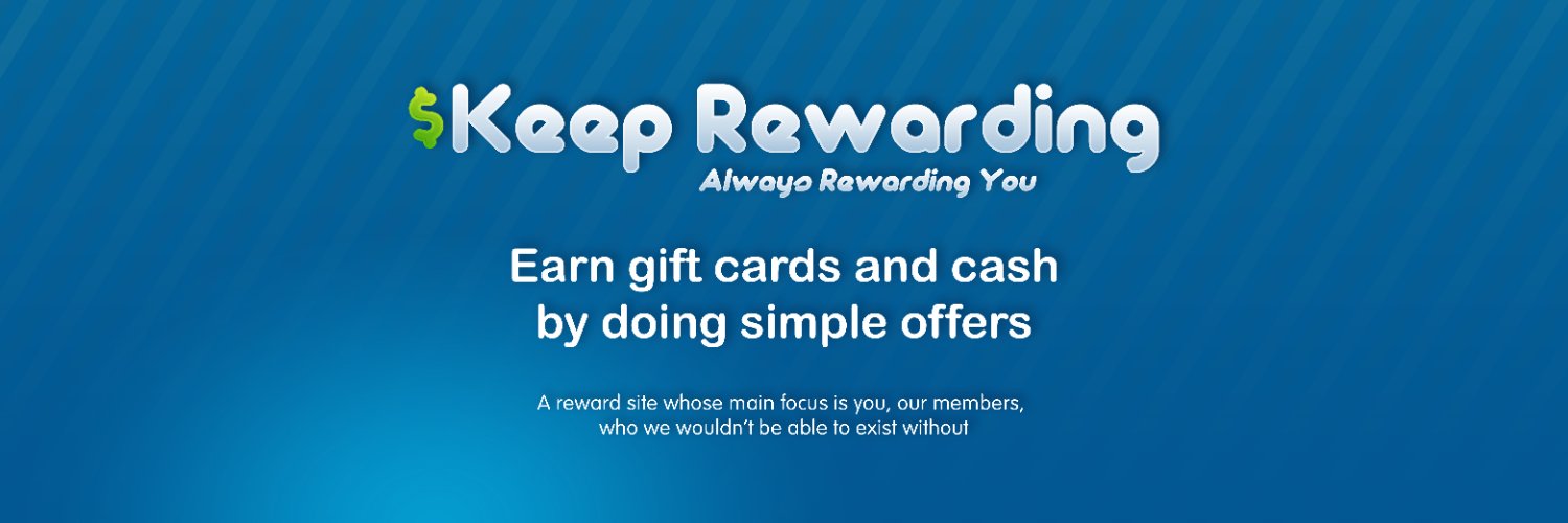 Keep Rewarding banner