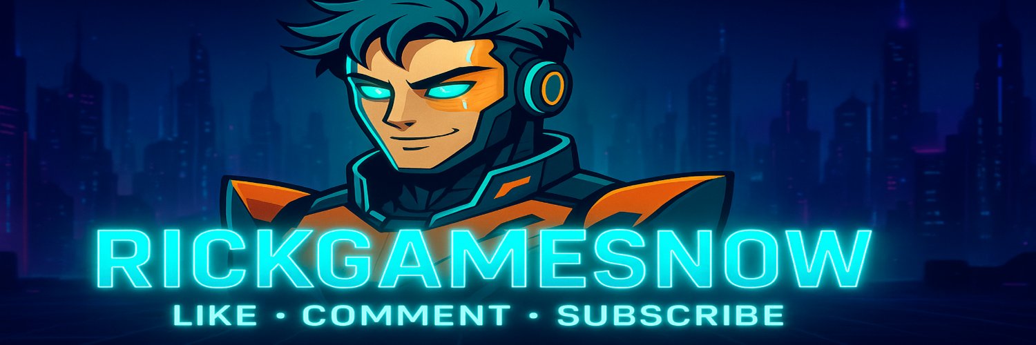 RickGamesNow on YouTube banner
