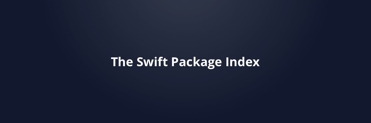 Swift Package Index banner