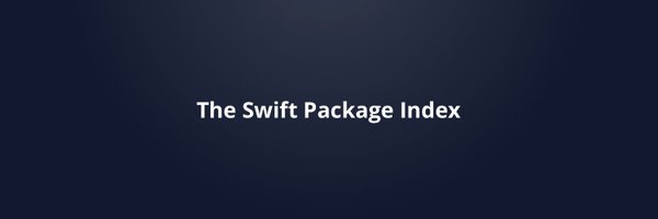 Swift Package Index Profile Banner