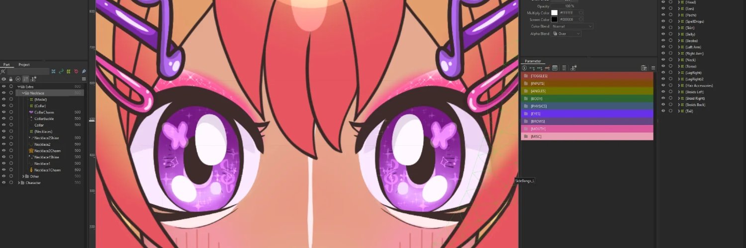 🎵🦋Lyric♫🧝🏼 Gyaru Huldra Vtuber+Vartist 🦋🎵 banner