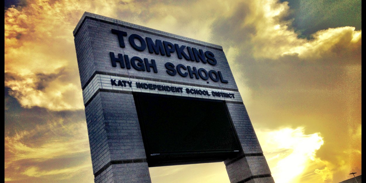 Tompkins High School banner