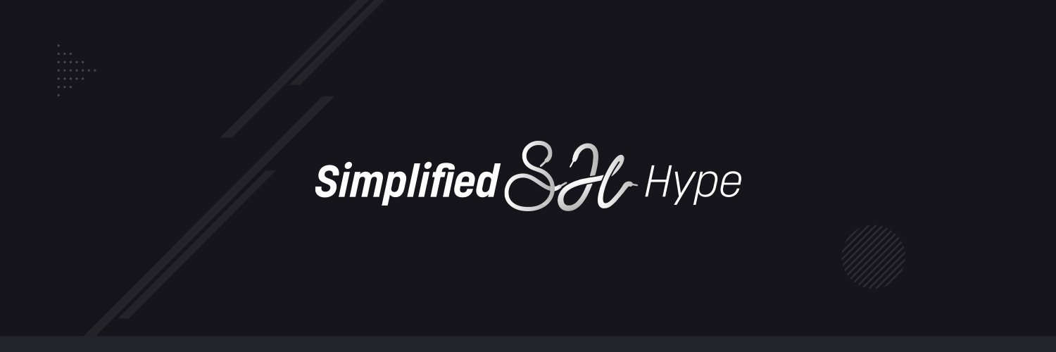 Simplified Hype banner
