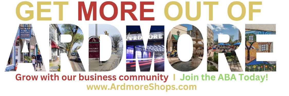 Ardmore Business Association banner