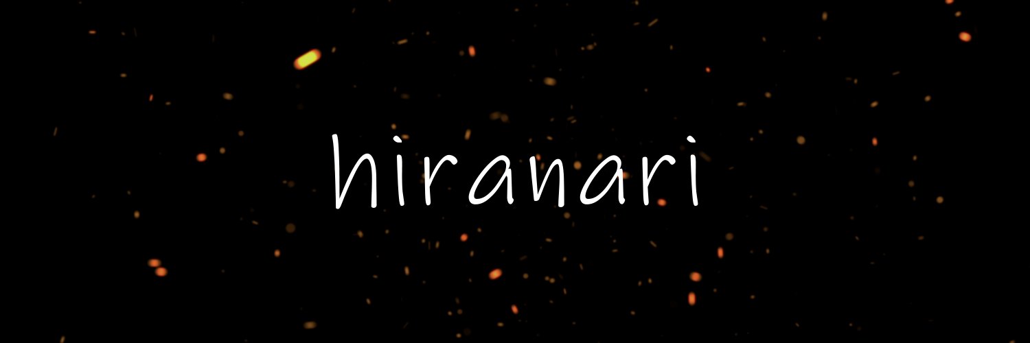 hiranari2's profile banner image
