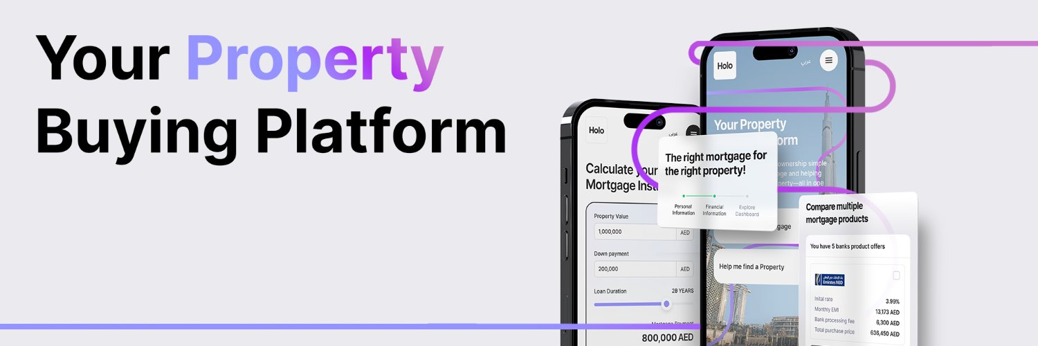 Holo - Home-buying platform banner