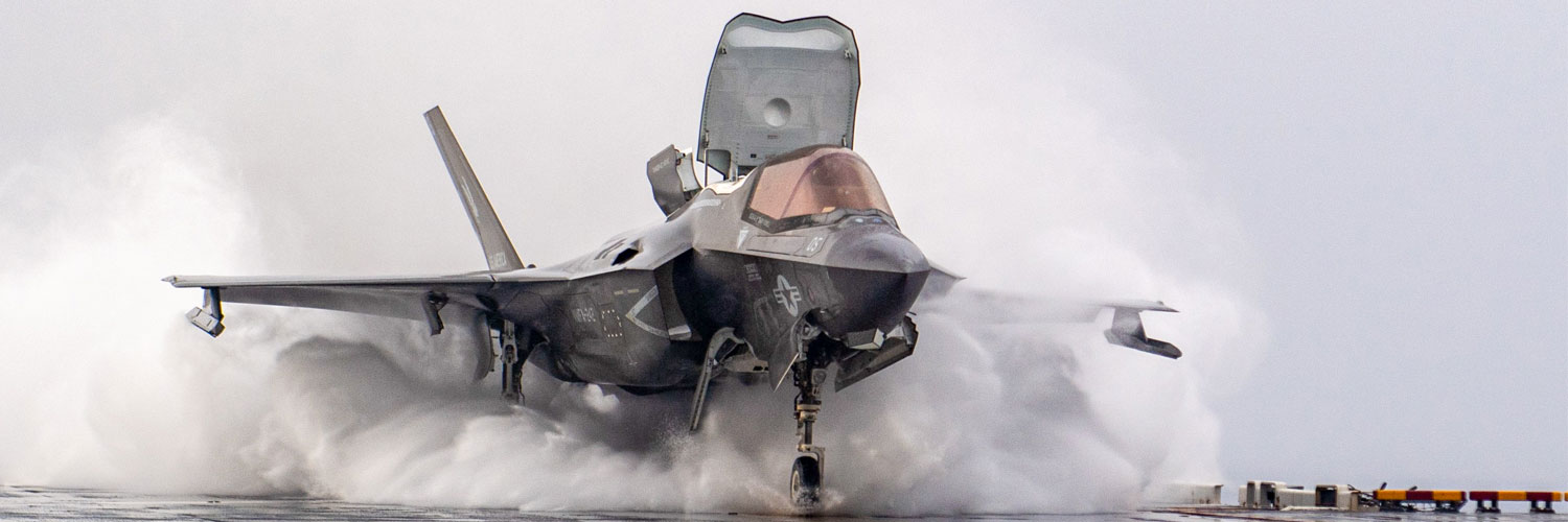 F-35 Lightning II Joint Program Office's banner