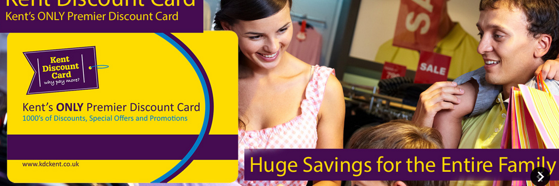 Kent Discount Card banner