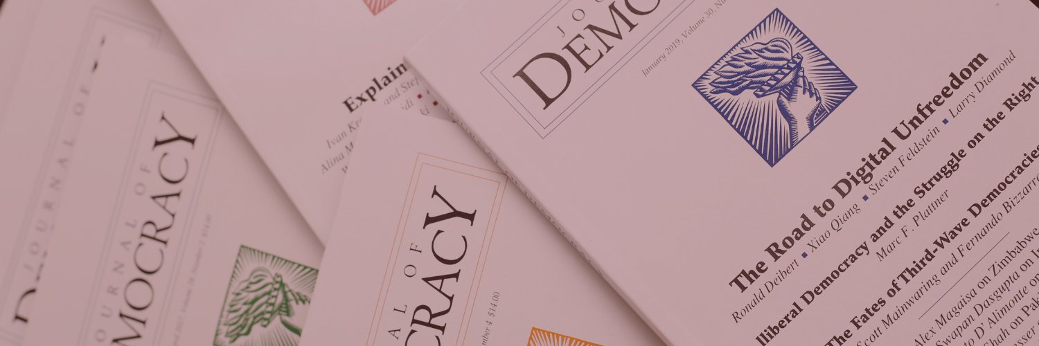 Journal of Democracy's banner