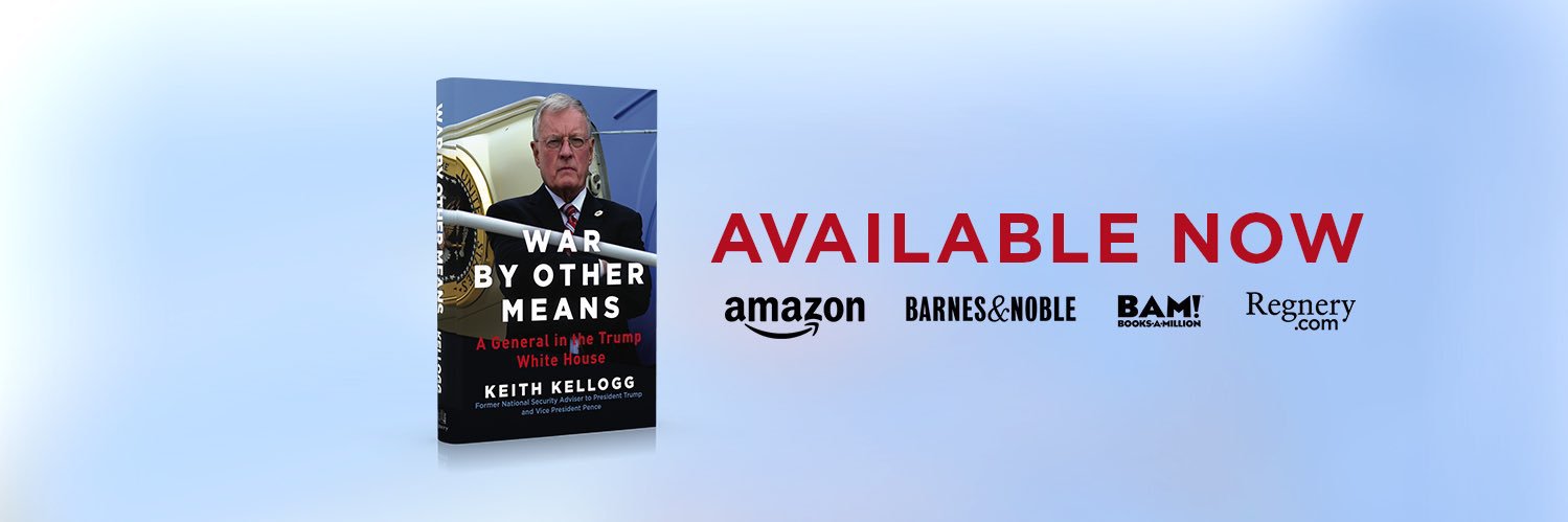 Keith Kellogg's banner