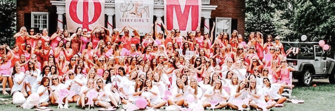 Troy University Phi Mu banner