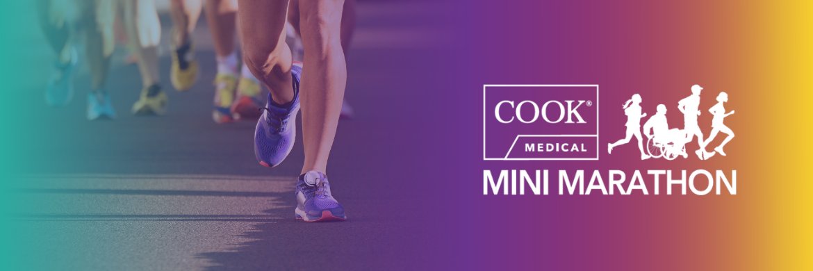 Cook Medical Mini Marathon banner