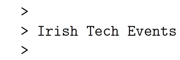 IrishTechEvents Profile Banner