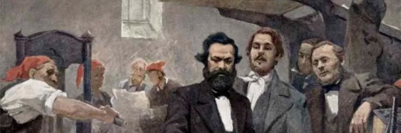 Karl Marx's banner