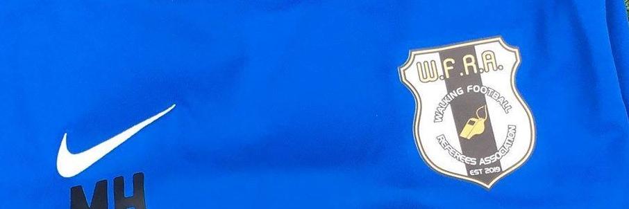 Walking Football Referee's Association banner