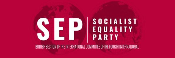 Socialist Equality Party (Manchester)'s banner