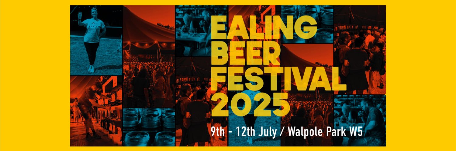 Ealing Beer Festival's banner