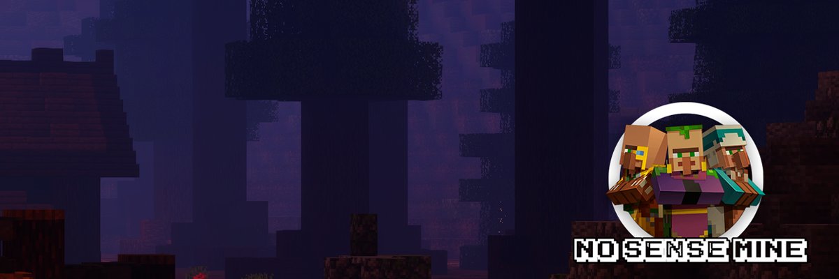 no sense mine banner