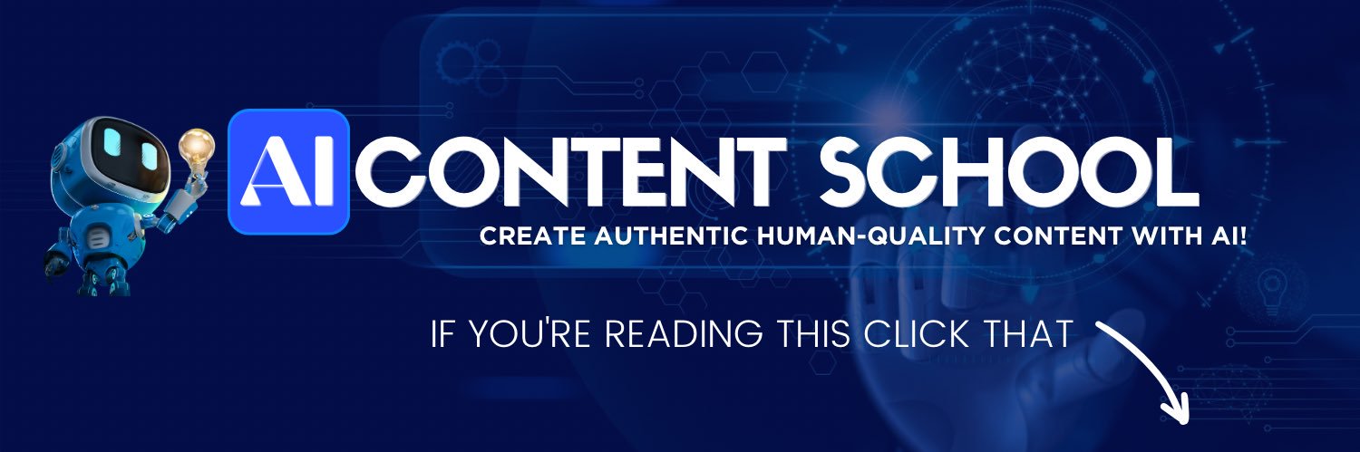 AIContentSchool's profile banner image