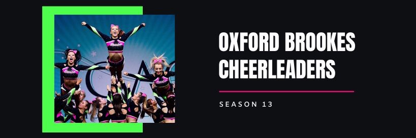 OxBrookesCheer's profile banner image