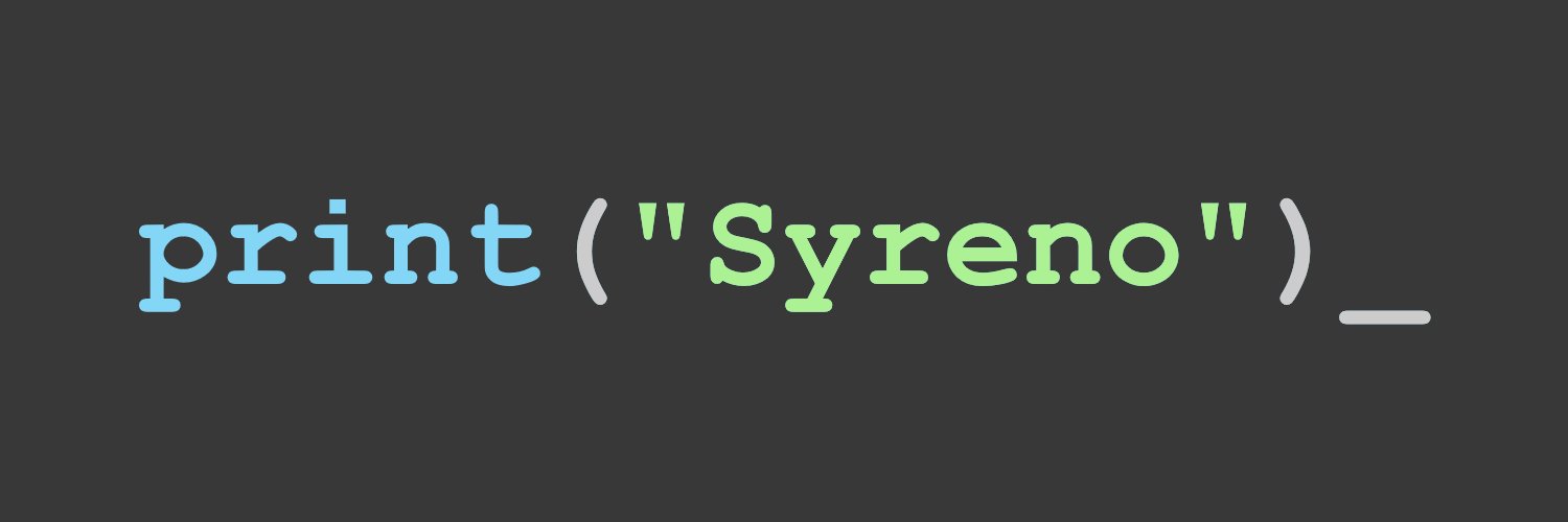 Syreno banner